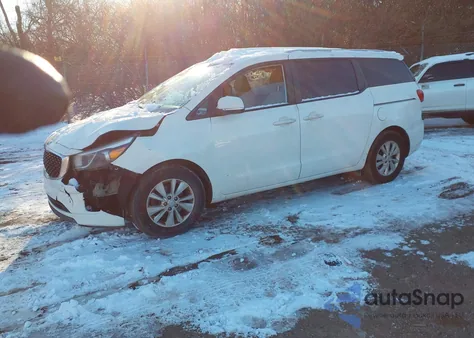 2016 Kia Sedona Lx из США, поврежденный, VIN KNDMB5C16G6180542